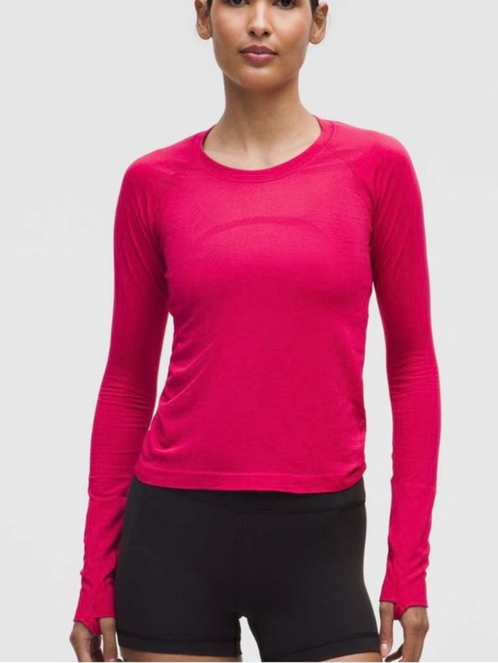 NWT Lululemon Swiftly Tech Long-Sleeve Shirt 2.0 *Waist Length Pink Dragonfruit